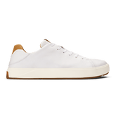 Men Lae‘ahi Lī ‘Ili Men's Leather Sneakers - Bright White| OluKai