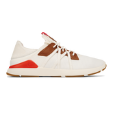 Men Mio Lī Men's Athletic Shoes - Bright White / Red Lava| OluKai