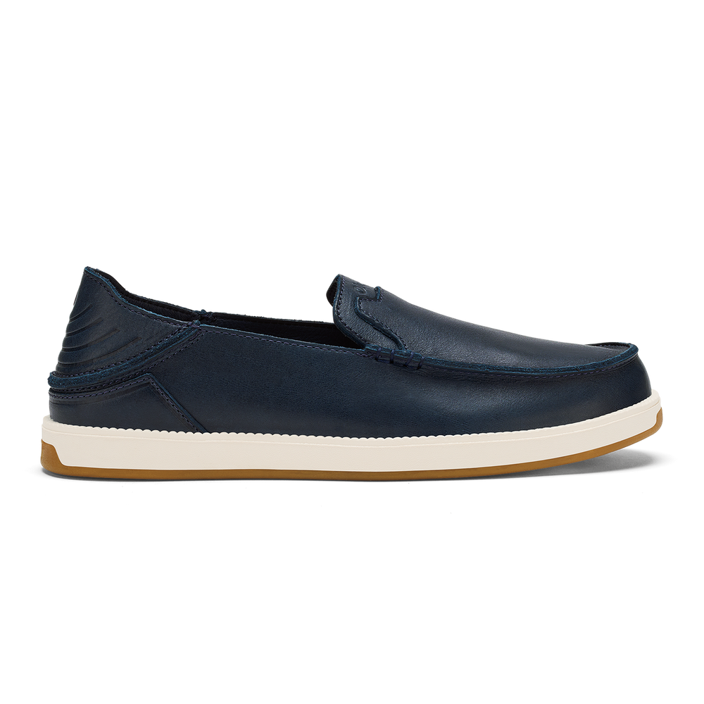 Men Kākaha Nia Men‘s Suede Slip-On Shoes - Mood Indigo| OluKai