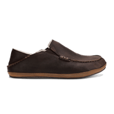 Men Moloā Men's Nubuck Leather Slippers - Dark Wood| OluKai