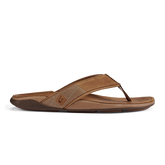 Men Tuahine Men's Waterproof Leather Beach Sandals - Toffee| OluKai