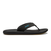 Men Ki‘i Men’s Water Ready Beach Sandals - Lava Rock / Bold Blue| OluKai