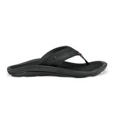 Men Kīpī Men’s Comfortable Beach Sandals - Black| OluKai