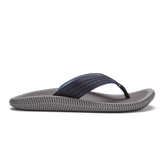 Men Ulele Men's Beach Sandals - Blue Depth / Charcoal| OluKai