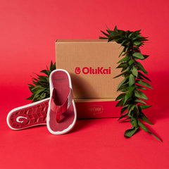 Men|New Arrivals Ulele - Off White / Deep Red| OluKai