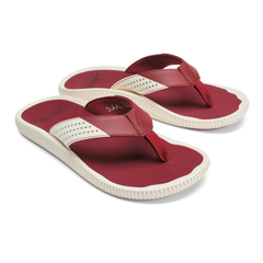 Men|New Arrivals Ulele - Off White / Deep Red| OluKai