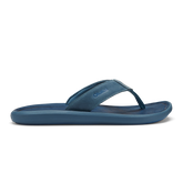 Men Pili Men’s Waterproof Leather Sandals - Blue Fog / Coastal Blue| OluKai
