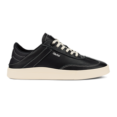 Women Hā‘upu Women’s Leather Sneakers - Onyx| OluKai