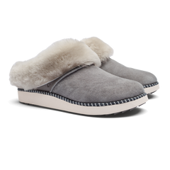 Women Ku‘i Women’s Fuzzy Slip-On Slippers - Fog| OluKai