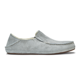 Women Nohea Women's Leather Slippers - Pale Grey| OluKai