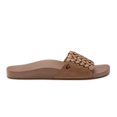 Women Kāmola Women’s Leather Slide Sandals - Tan| OluKai