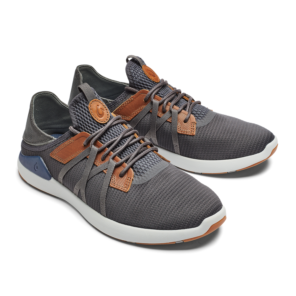 Men Mio Lī Men's Athletic Shoes - Pavement / Vintage Indigo| OluKai