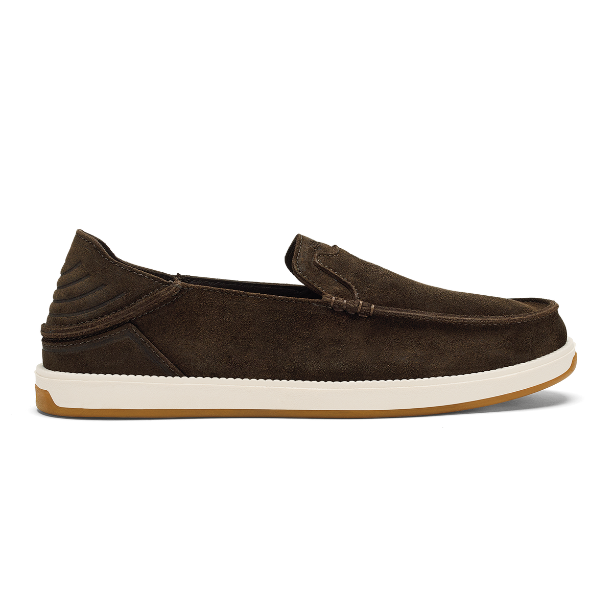 Men Kākaha Nia Men‘s Suede Slip-On Shoes - Dark Wood| OluKai