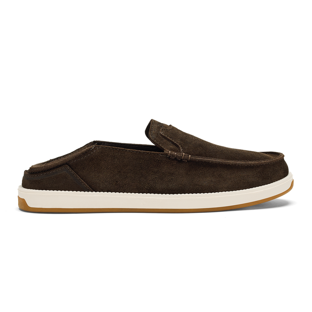 Men Kākaha Nia Men‘s Suede Slip-On Shoes - Dark Wood| OluKai