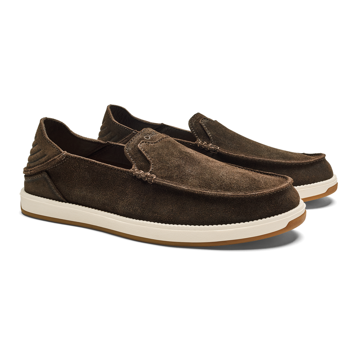 Men Kākaha Nia Men‘s Suede Slip-On Shoes - Dark Wood| OluKai