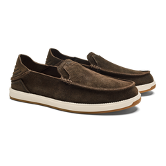 Men Kākaha Nia Men‘s Suede Slip-On Shoes - Dark Wood| OluKai