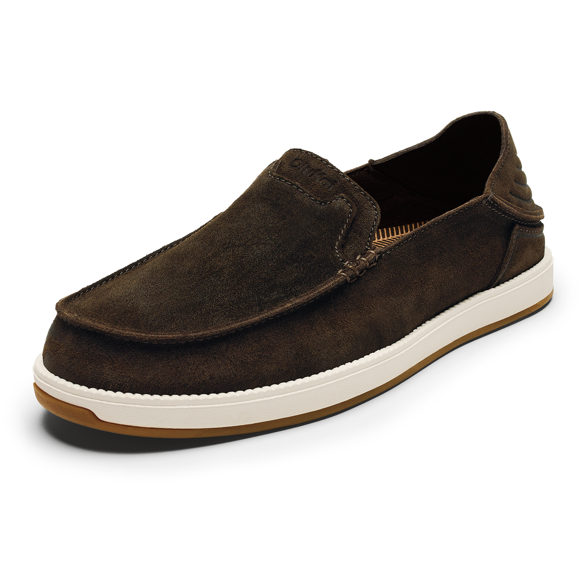 Men Kākaha Nia Men‘s Suede Slip-On Shoes - Dark Wood| OluKai