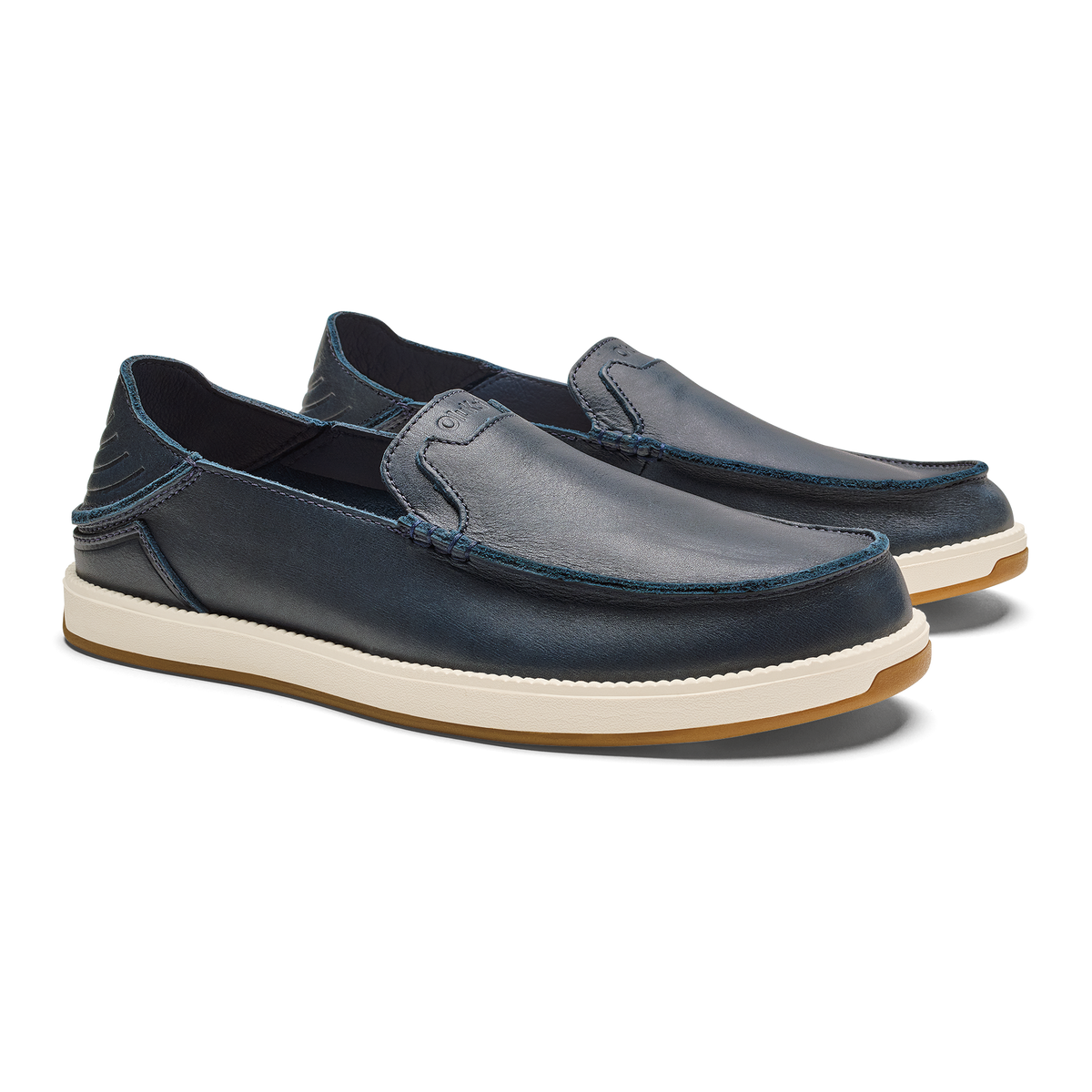 Men Kākaha Nia Men‘s Suede Slip-On Shoes - Mood Indigo| OluKai