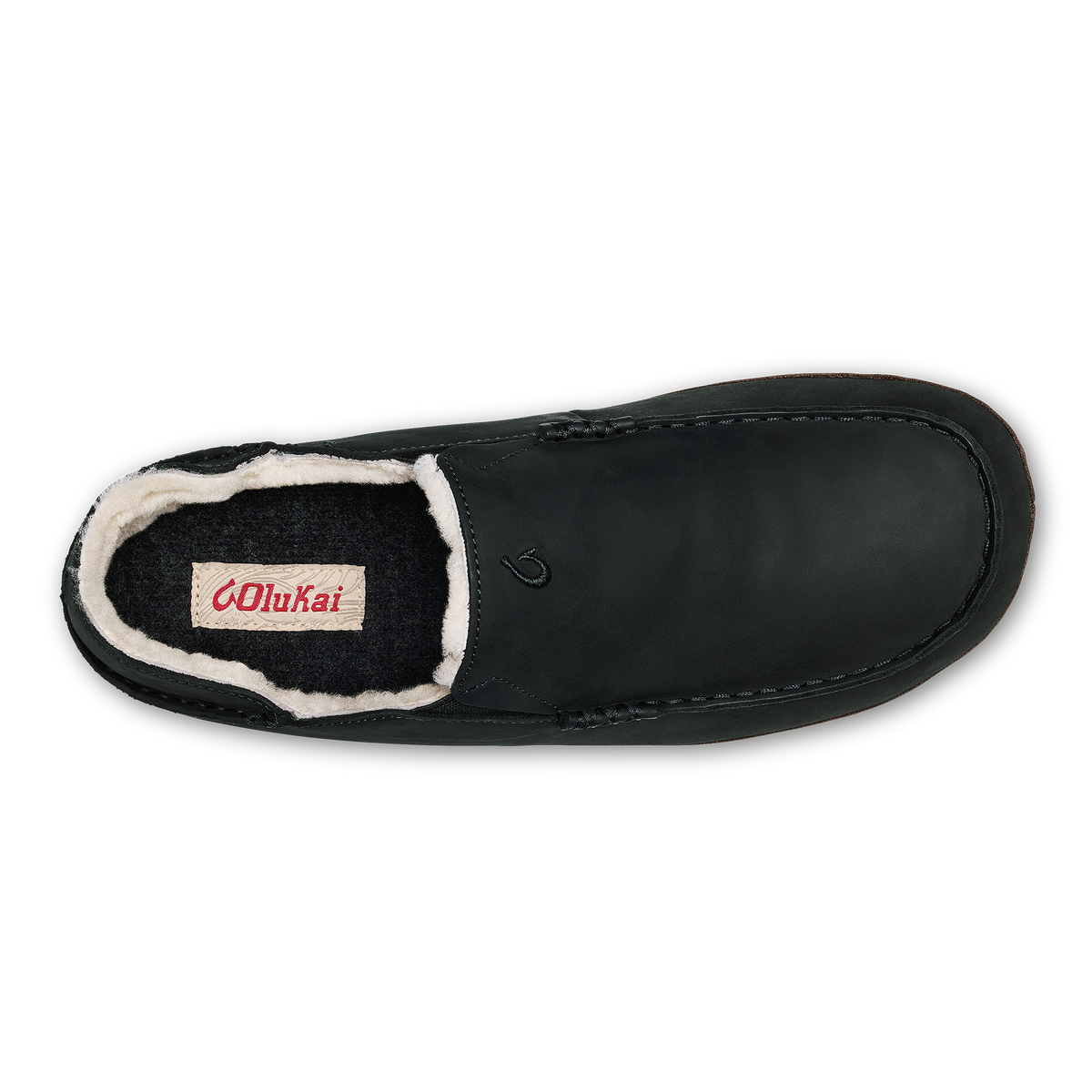 Men Moloā Slipper - Black / Dk Java| OluKai