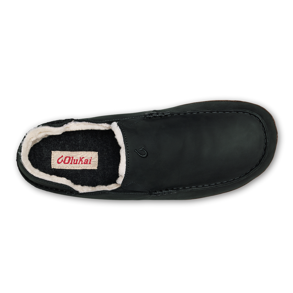 Men Moloā Slipper - Black / Dk Java| OluKai