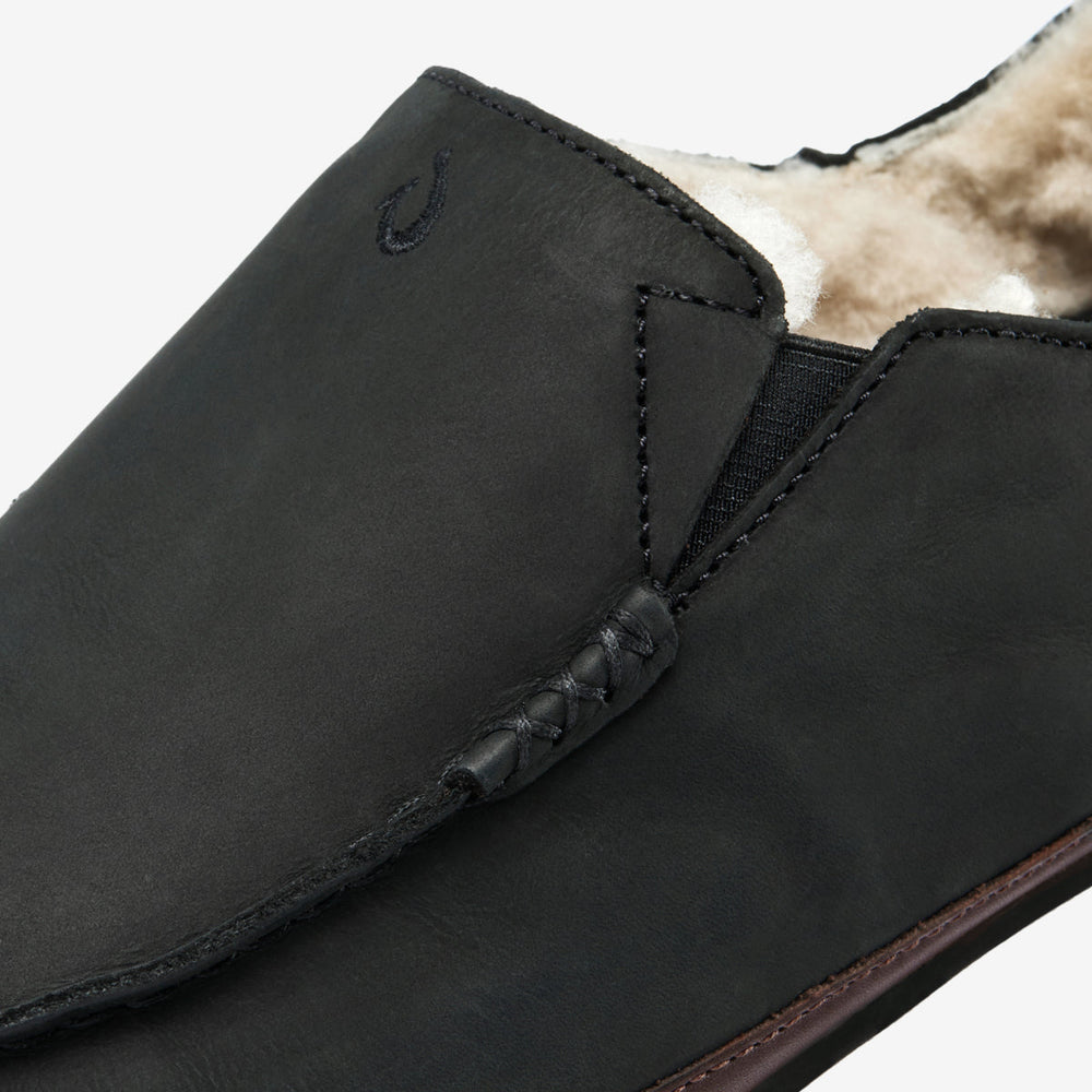 Men Moloā Slipper - Black / Dk Java| OluKai