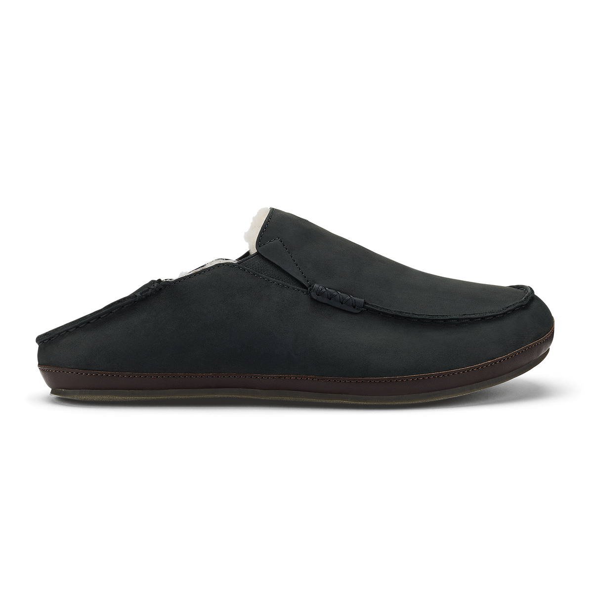Men Moloā Slipper - Black / Dk Java| OluKai