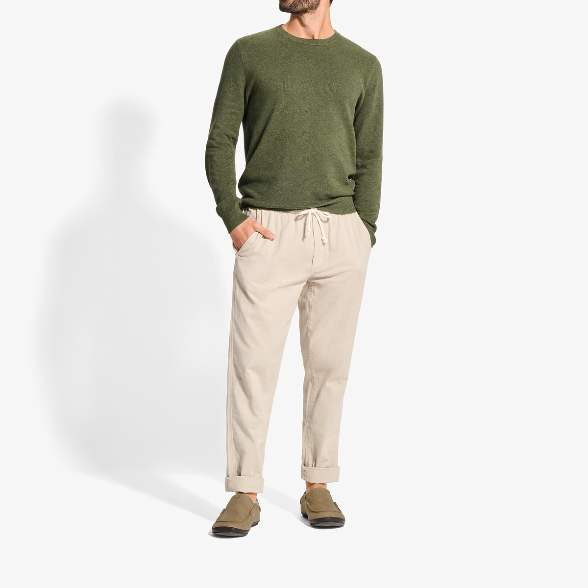 Men Moloā Slipper - Clay / Dk Java| OluKai