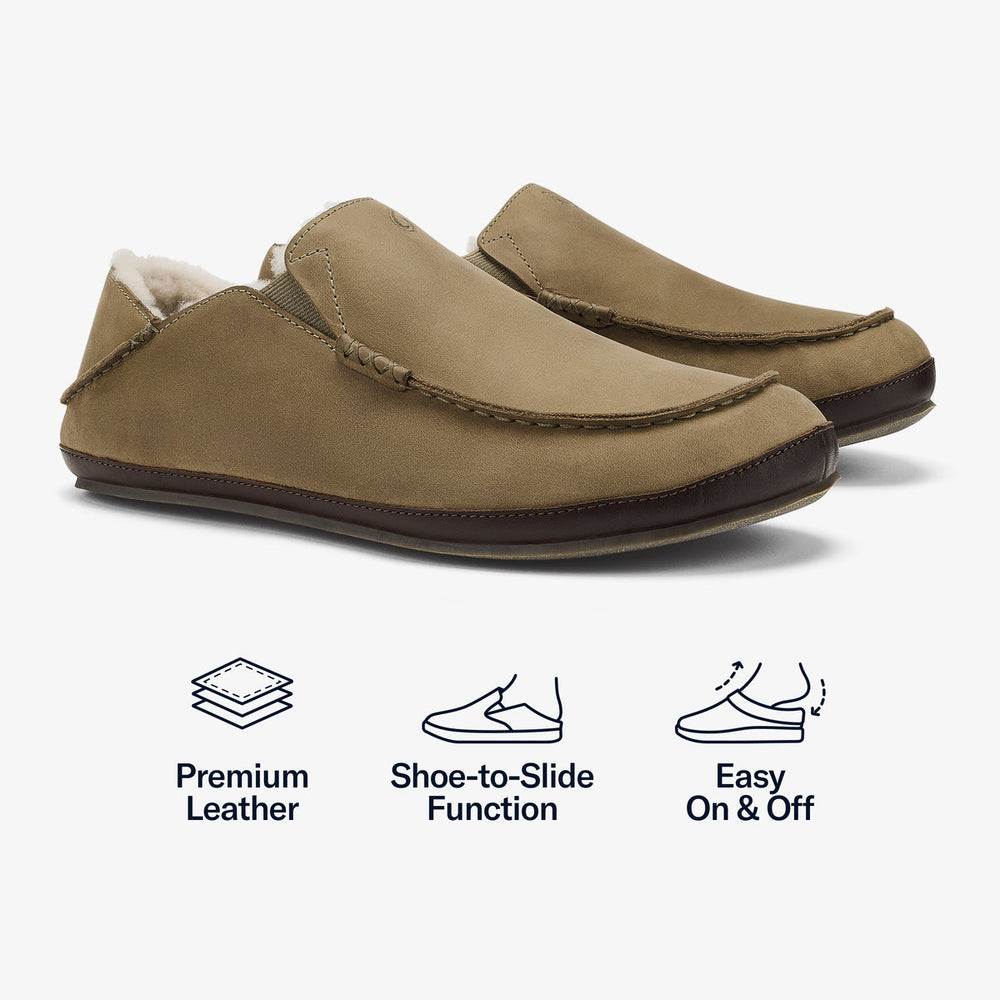 Men Moloā Slipper - Clay / Dk Java| OluKai