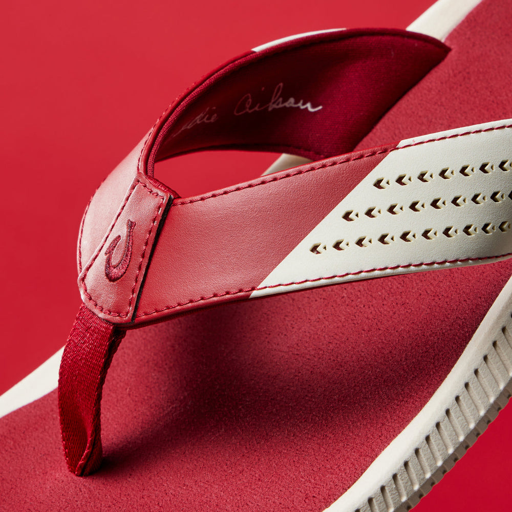 Men|New Arrivals Ulele - Off White / Deep Red| OluKai