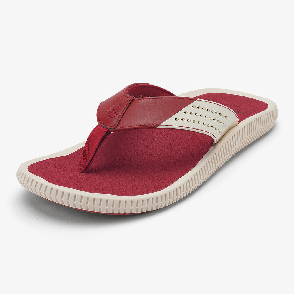 Men|New Arrivals Ulele - Off White / Deep Red| OluKai