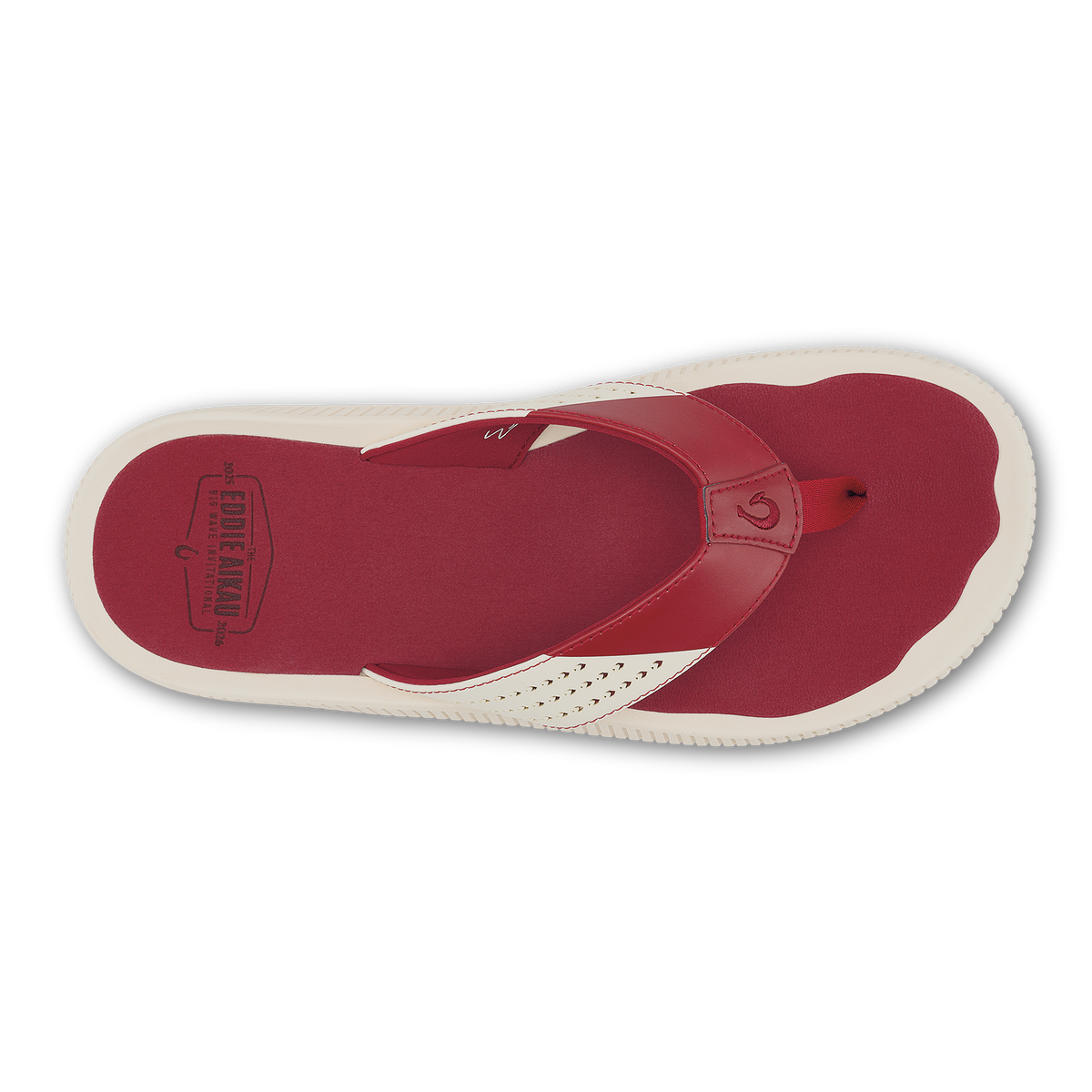 Men|New Arrivals Ulele - Off White / Deep Red| OluKai