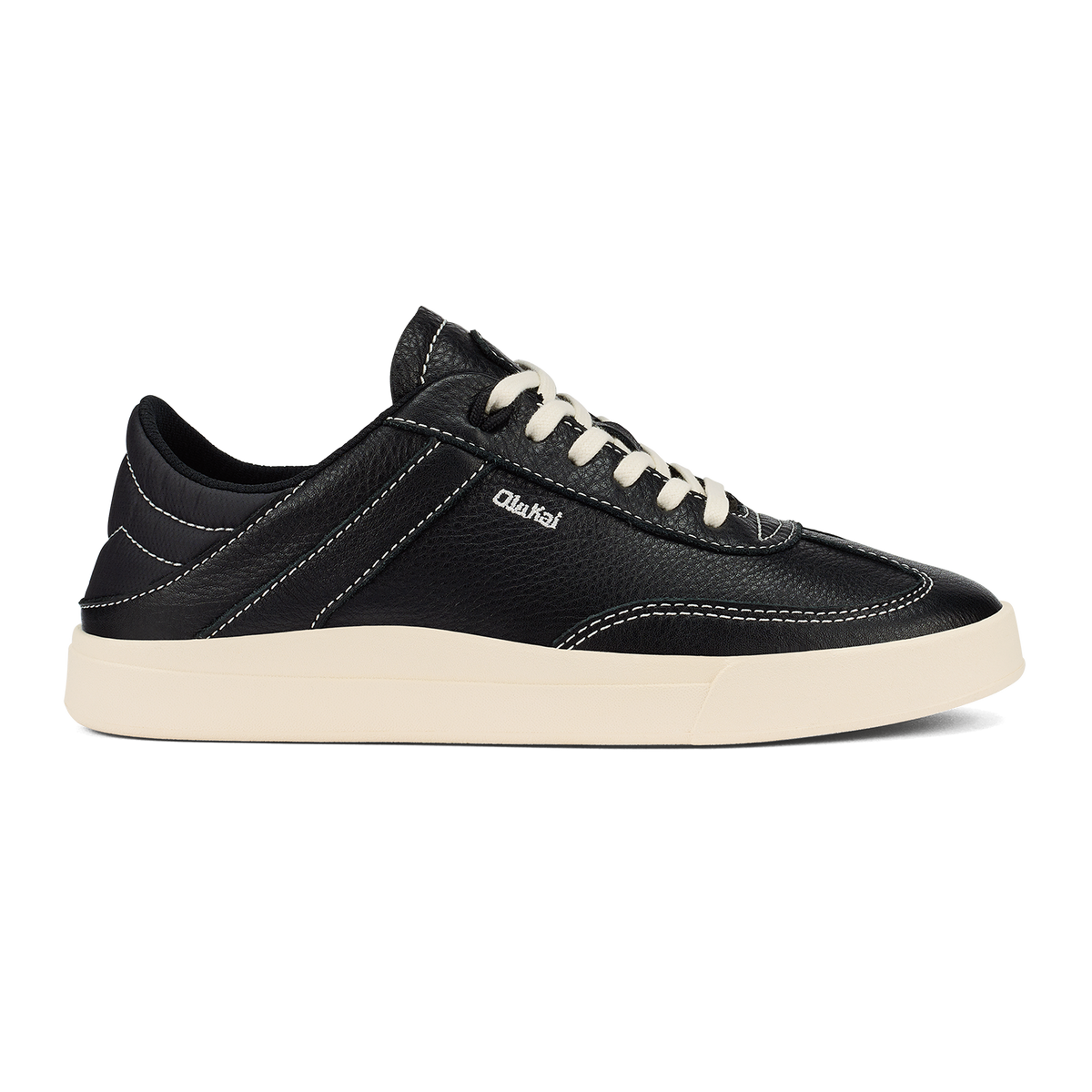 Women Hā‘upu Women’s Leather Sneakers - Onyx| OluKai