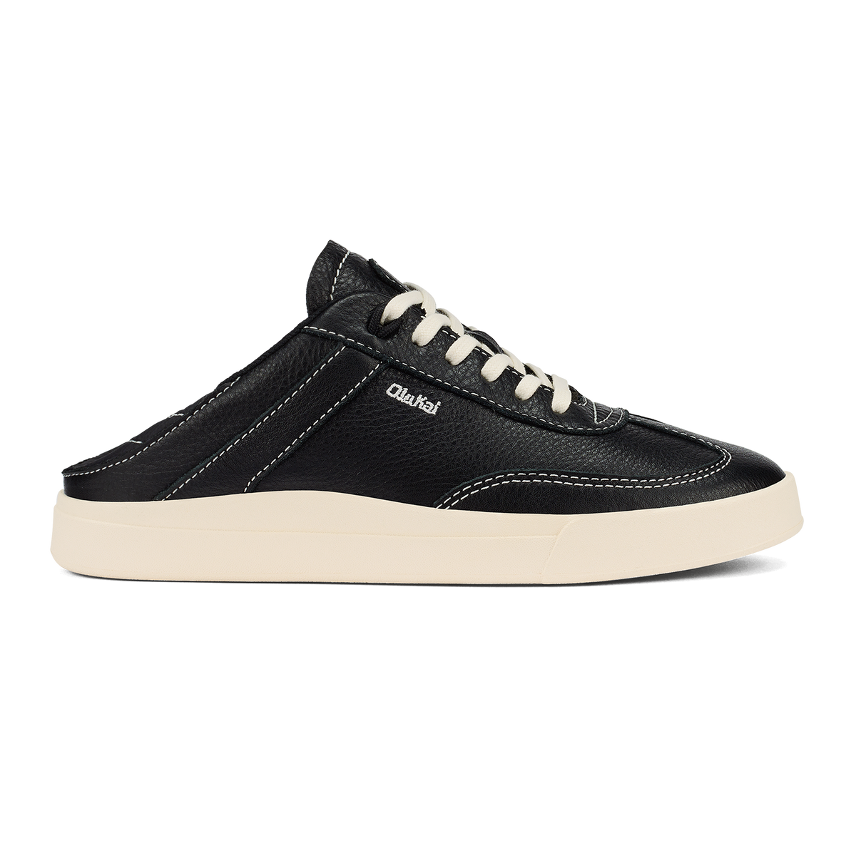 Women Hā‘upu Women’s Leather Sneakers - Onyx| OluKai