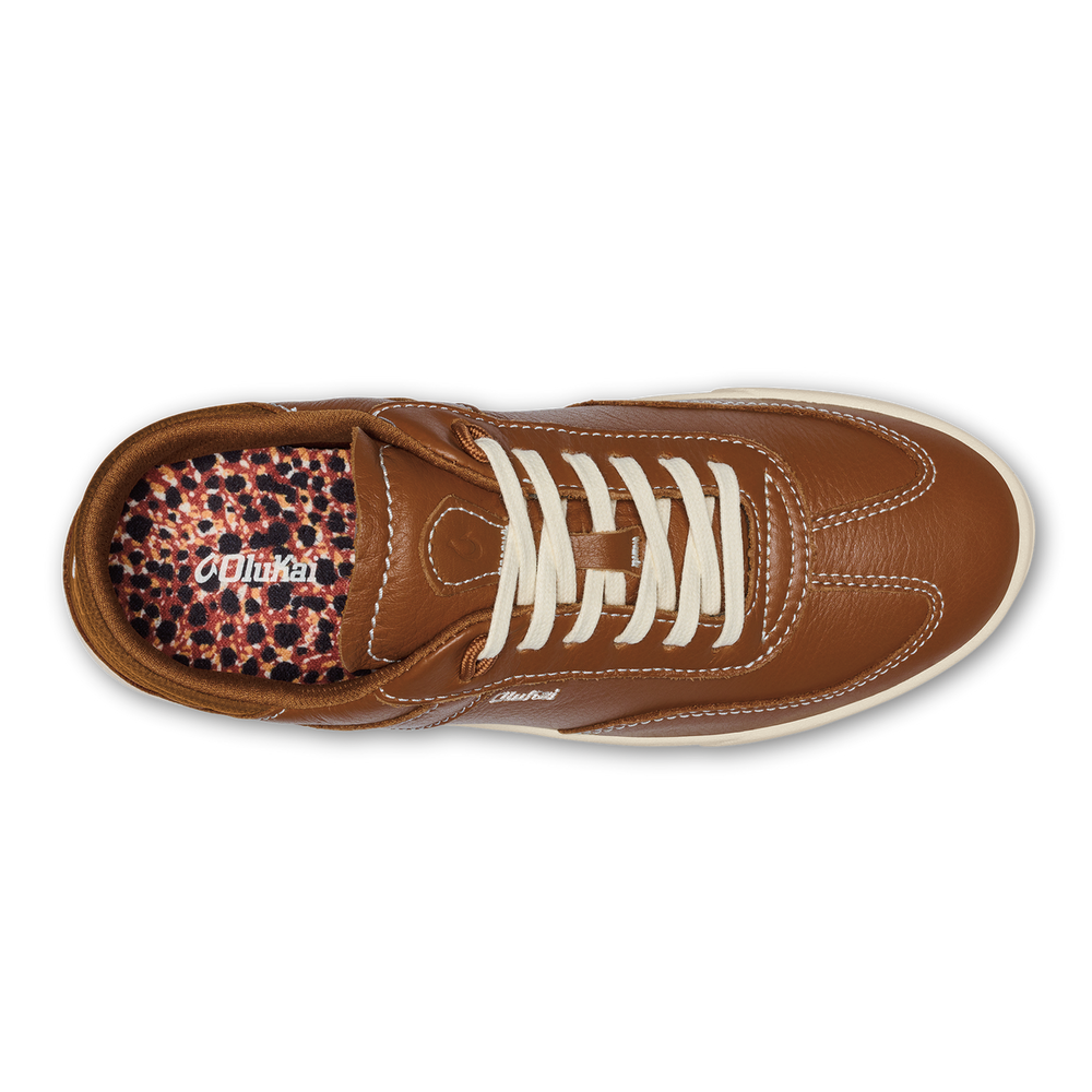 Women Hā‘upu Women’s Leather Sneakers - Fox| OluKai