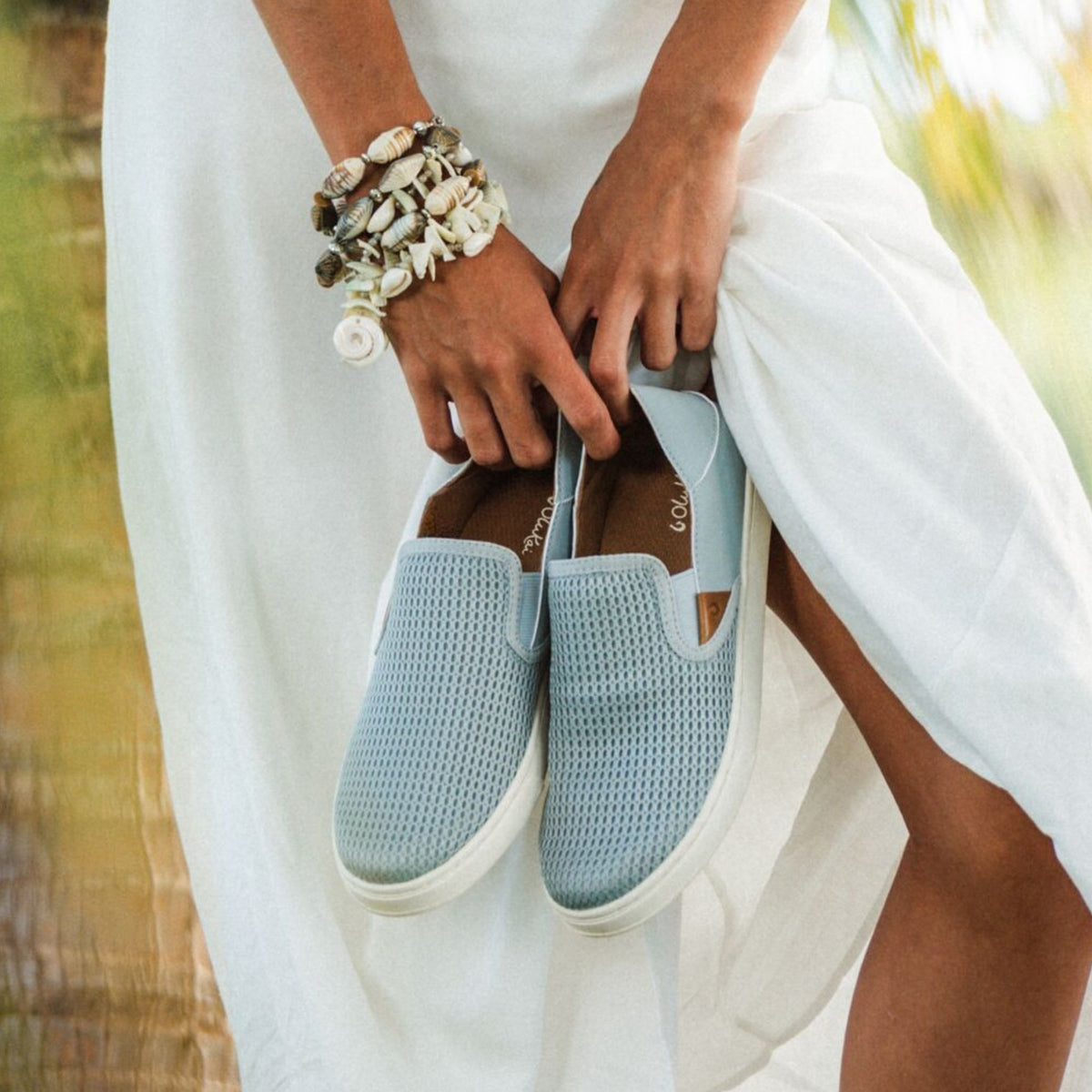 Women OluKai Pehuea - Pale Grey | Women's Sneakers| OluKai