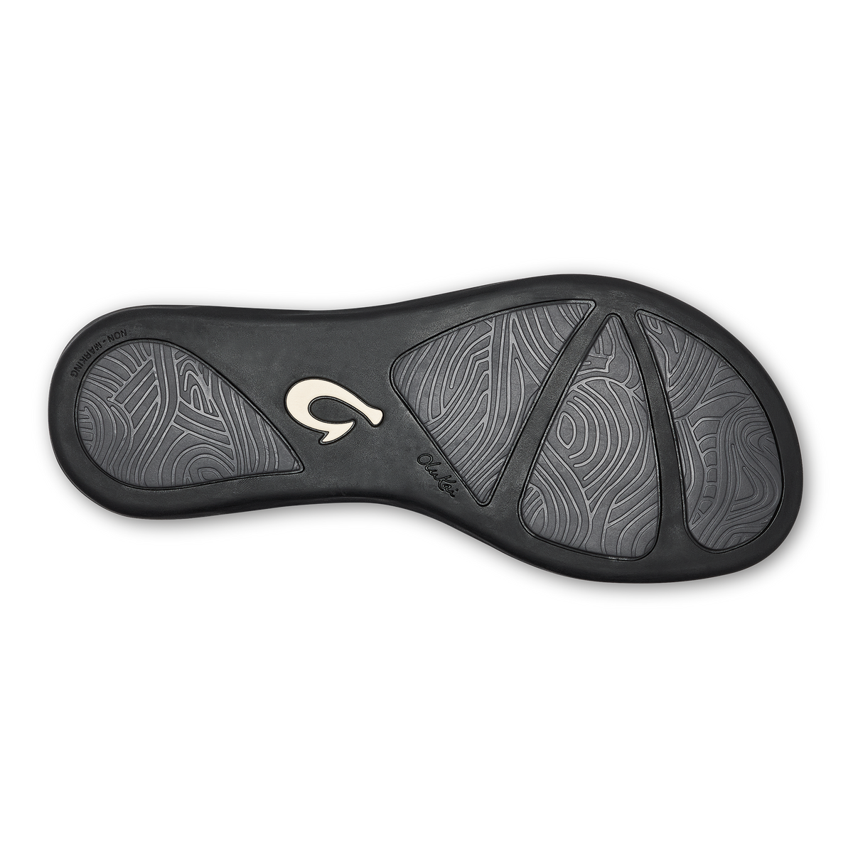 Women Honu Women’s Leather Beach Sandals - Black| OluKai