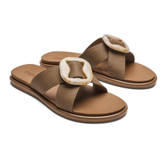 Women La‘i Slide Women’s Slide Beach Sandals - Tan| OluKai