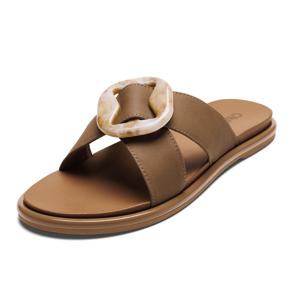 Women La‘i Slide Women’s Slide Beach Sandals - Tan| OluKai