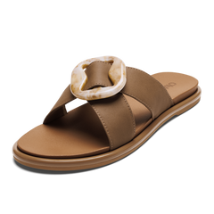 Women La‘i Slide Women’s Slide Beach Sandals - Tan| OluKai