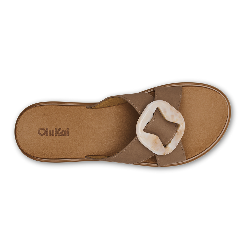 Women La‘i Slide Women’s Slide Beach Sandals - Tan| OluKai