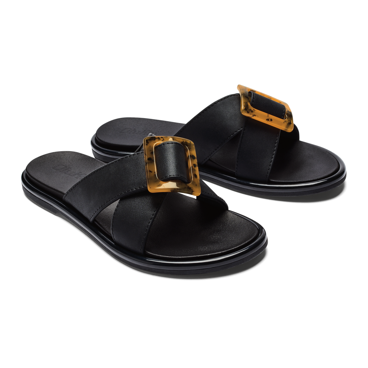 Women La‘i Slide Women’s Slide Beach Sandals - Black| OluKai
