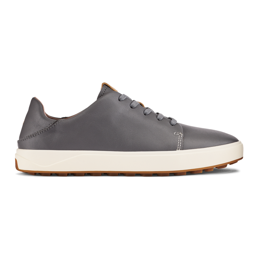 Women Wailea Women’s Waterproof Leather Golf Shoes - Stone| OluKai