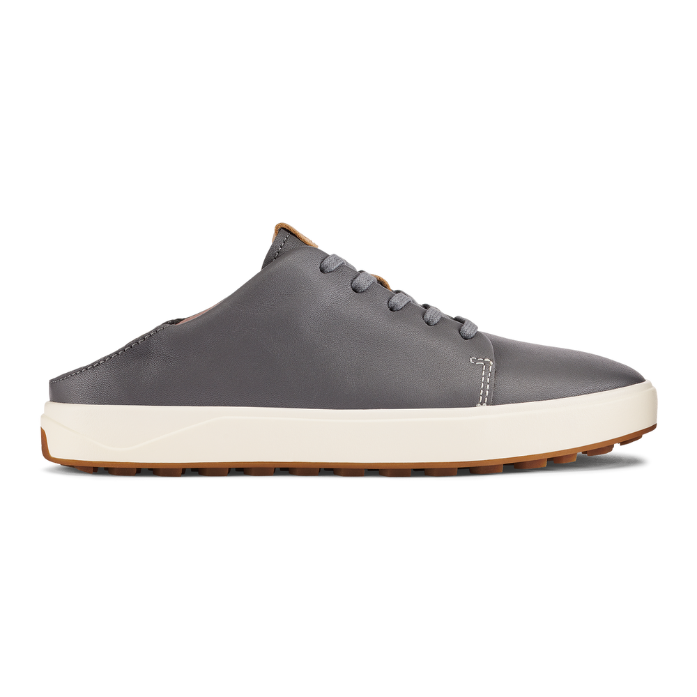 Women Wailea Women’s Waterproof Leather Golf Shoes - Stone| OluKai